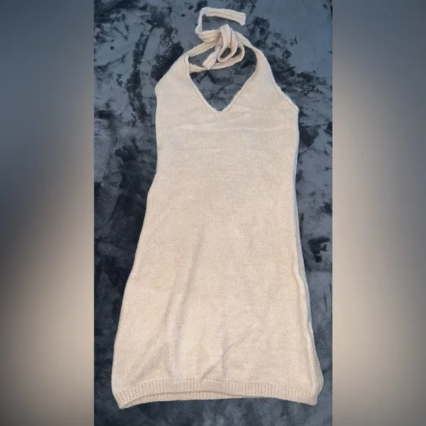 Princess Polly Blair Mini Dress in Beige Size XS/S New with tag - Image 14