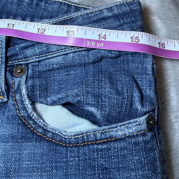 Levis Womens Size 9M Superlow 524 Jeans Bootcut Flare Low Rise Blue Denim - Image 8