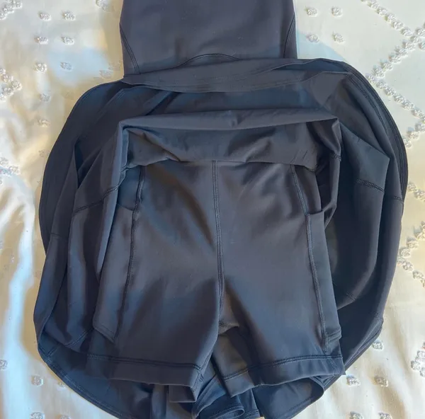 lululemon athletica Black Sleeveless Fit-and-Flare Mini Dress - Image 3