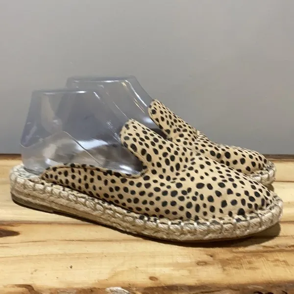 Dolce Vita giraffe print espadrilles mules A14‎ - Image 4