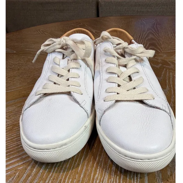 Soludos Ibiza Classic Sneaker Oasis White Leather Low Top Shoes Womens 11 - Image 3