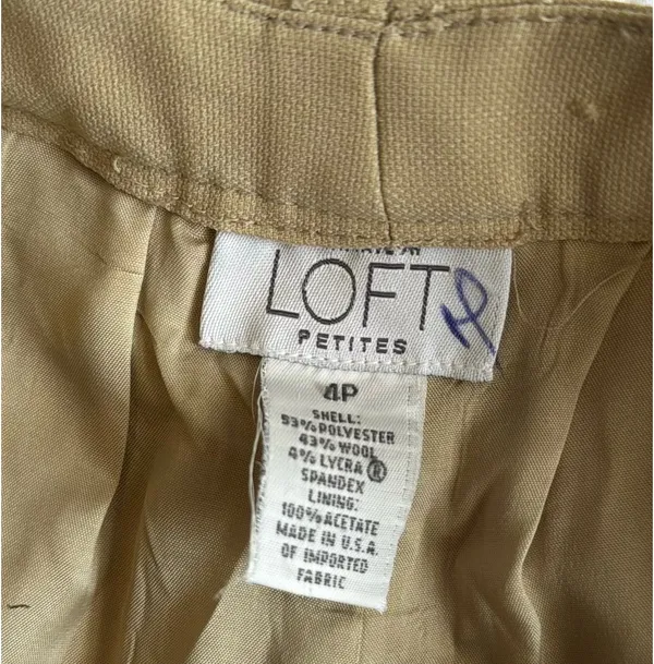 Ann Taylor Loft Pantsuit Tan - Image 3