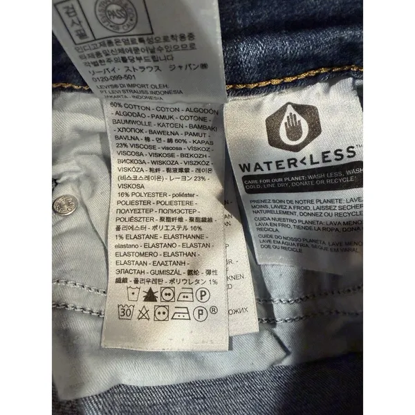 Levis Jeans Women's 311 Shaping Skinny Medium Wash Blue Denim Stretch Casual 28 - Image 8