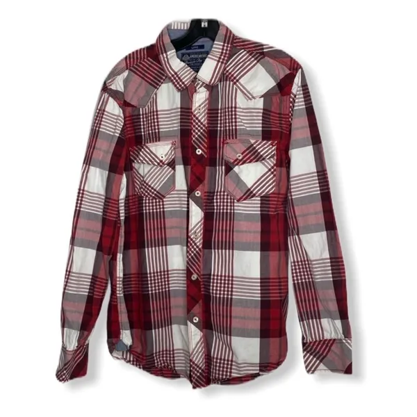 American Rag Cotton Plaid Shirt - Image 6