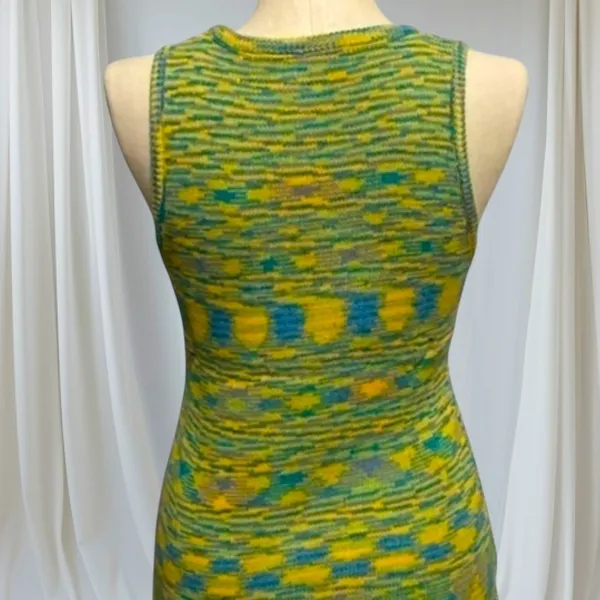 Unbranded Dress woman’s lime green yellow Halter Sleeveless New size Large - Image 3