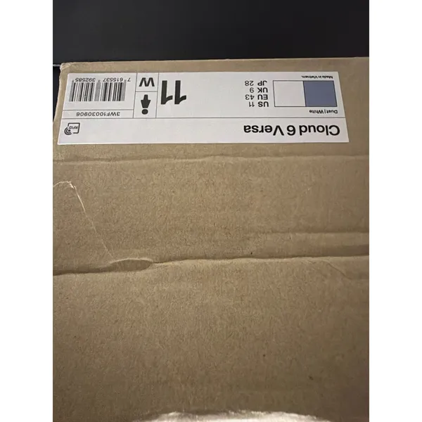 On Women's Cloud 6 Versa Shoes Dust White Blue Size 11 NWB No Lid ($170 Retail) - Image 8