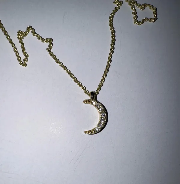 Gold Moon Necklace - Image 2