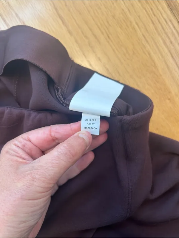 SPANX AirEssentials Zero Waistband Wide Leg Pants XS Truffle Brown 21722R Lounge - Image 6