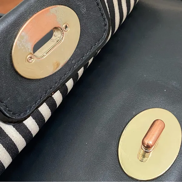 KATE SPADE Black Leather Hampton Road Juliana Turnlock Crossbody Bag - Image 15