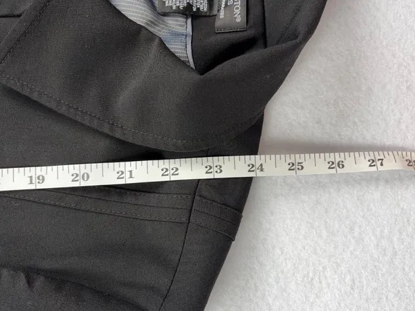 Worthington Works Zip Up Blazer Women’s 12 Black Biker Grunge Chic Nana Workwear - Image 7