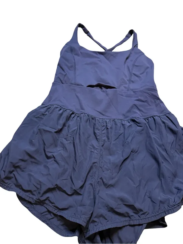 ✨💙 FP Movement righteous Runsie Romper Blue Athletic One‎ Piece Medium 💙✨ - Image 3