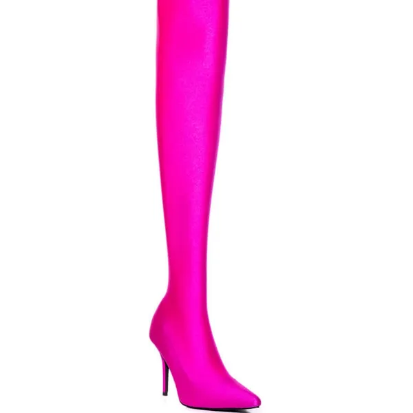 *NEW*‎ Azalea Wang Heart Out thigh high boots Size 7 A44 - Image 3