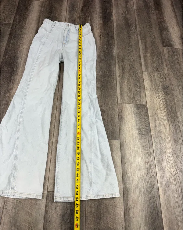 Free People Light Wash Florence Flare Jeans - Image 9