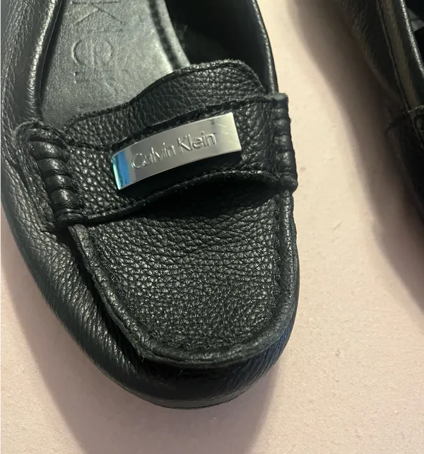 Calvin Klein black leather loafer - Image 3