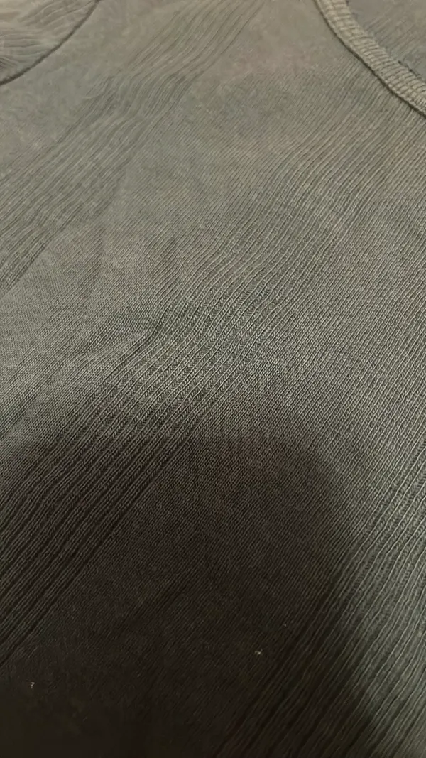American Eagle green ribbed baby tee - Image 2