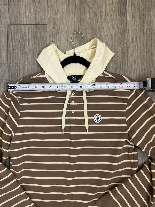 Volcom Striped Hoodie - Image 6