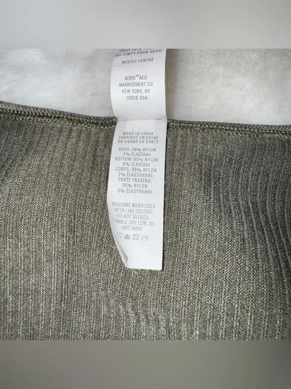 aerie offline seamless cable square neck shirt - Image 5