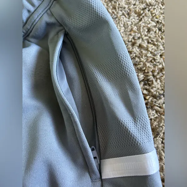 Adidas Men's Light Gray Joggers - Image 5