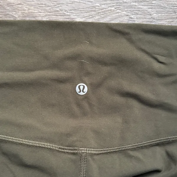 lululemon Olive Green High-Rise Leggings 28”Align Tights Size 14 - Image 4