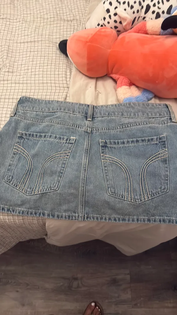 hollister jean skirt - Image 2