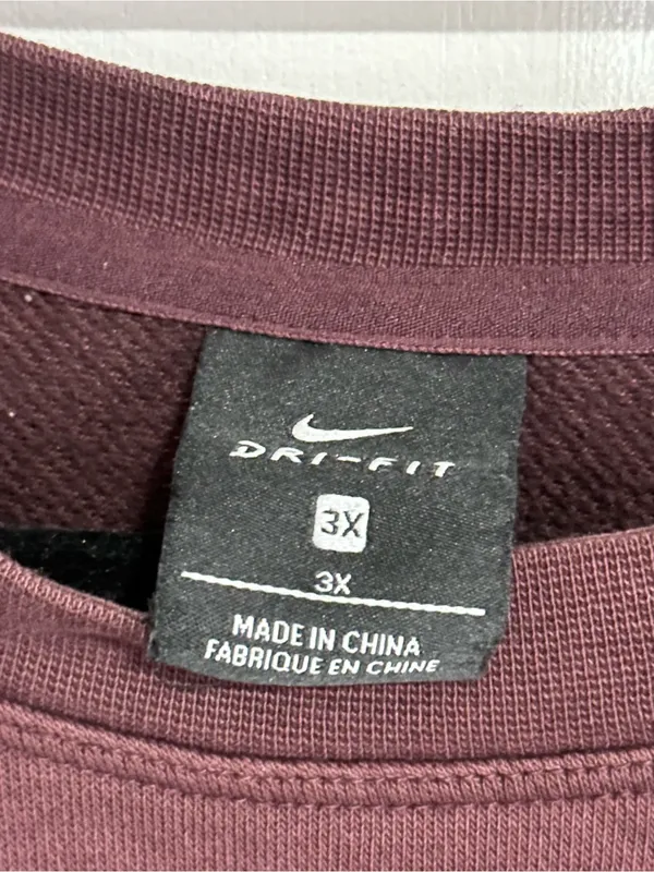 Nike Versa Cropped Crew Neck Sweatshirt 3XL - Image 4