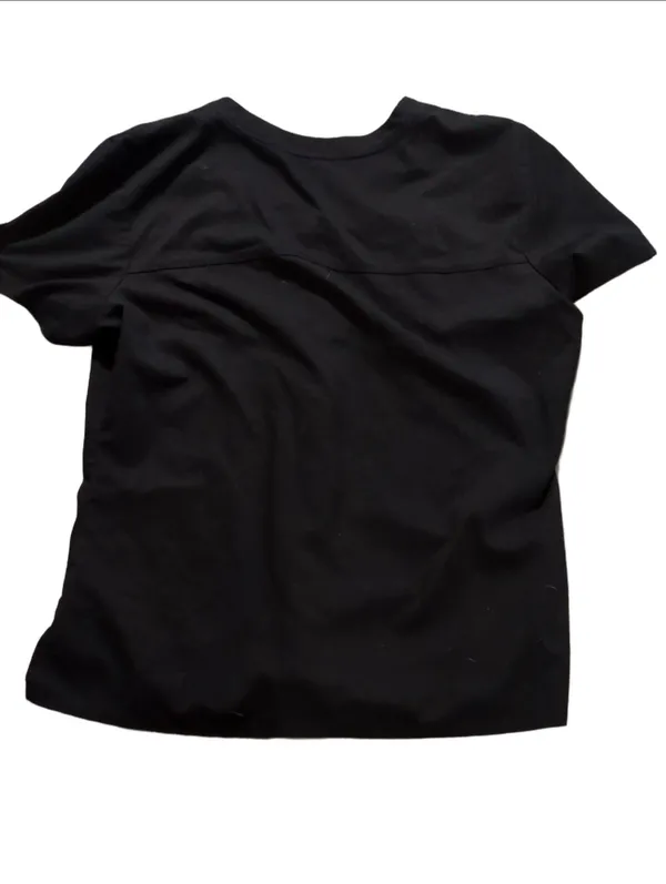 Med Couture Touch Black Scrub Top Size Large - Image 5