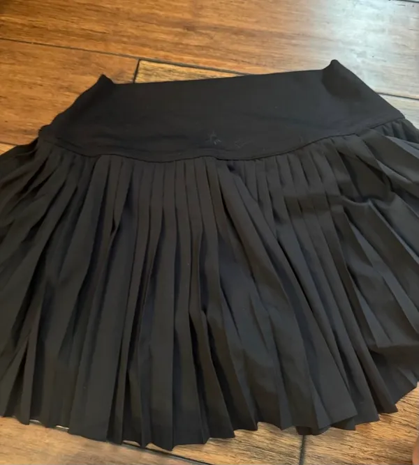 Offline By Aerie Your Serve True Black Pleated Skort - Image 7
