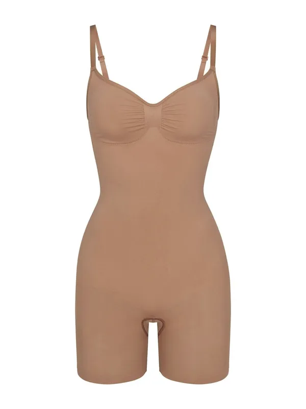 Skims MID THIGH BODYSUIT seamless sculpt small - Image 2
