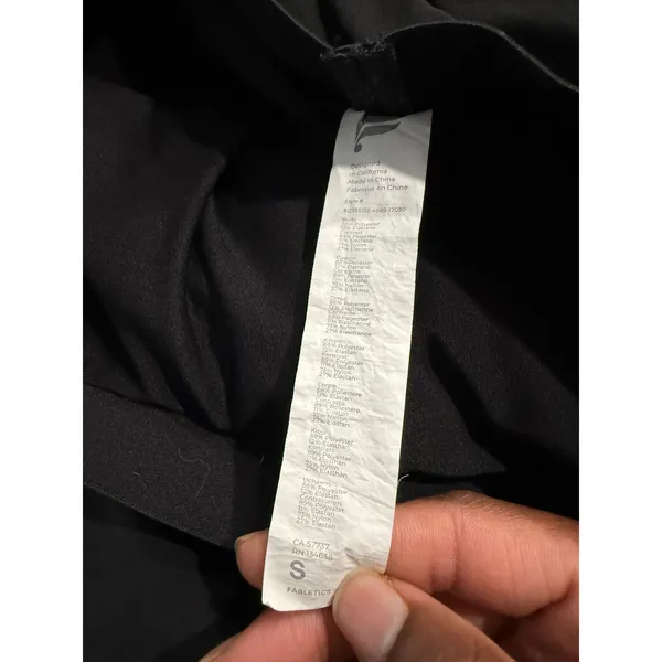 Fabletics‎ Womens Black Athletic Skort Logo Waistband Built-in Shorts S - Image 6