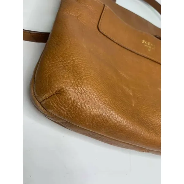 Fossil Brown Leather Crossbody Bag‎ - Image 3