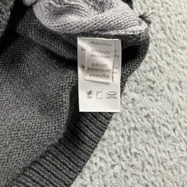 Amaryllis Patchwork Chunky‎ Sweater Women XS/S Cable Knit Academia Lagenlook - Image 9