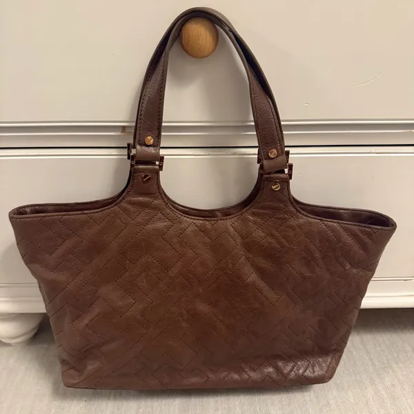 Tory Burch T Stitch Leather Tote - Image 2