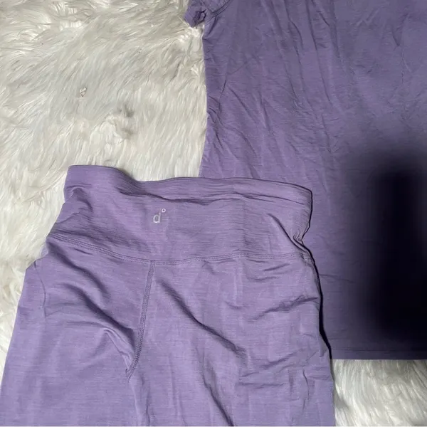 Dagsmejan Women's Size XS/S‎ Pajama Set Light Purple Nattwarm Merino Wool Sweden - Image 9