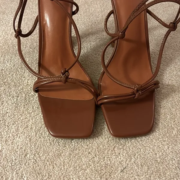 Halston Heels Brown Size 9 - Image 2