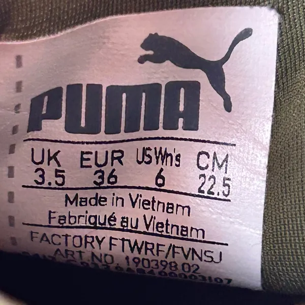 Puma Fenty by Rihanna Trainer Mid‎ Geo Cypress Green 190398 02 Womens Size 6 - Image 6