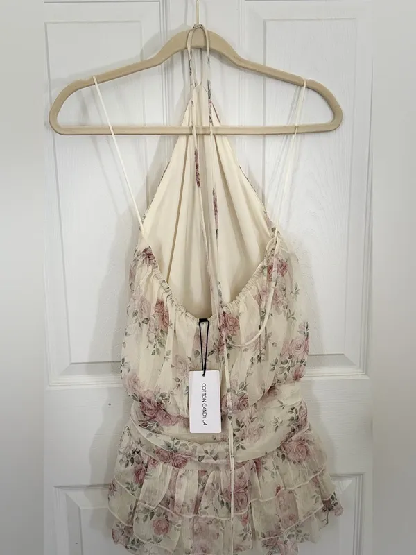 NWT Cotton Candy LA Addie Mini Dress - Butter Floral XS - Image 2