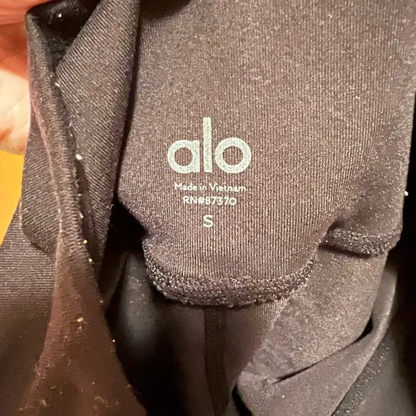 Alo yoga mesh leggings - black & white - Image 7