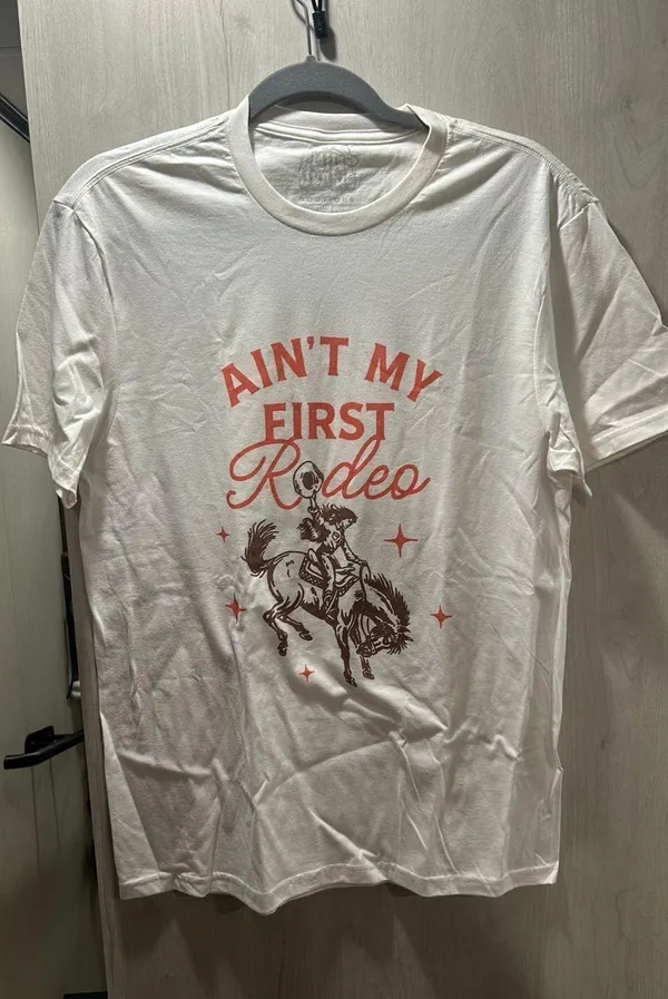 Western Graphic Tee White Size M - Image 2