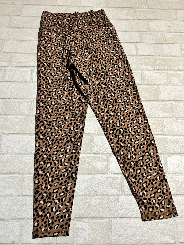 Offline aerie Leopard-Print Cross Front Leggings Size Large - Image 2