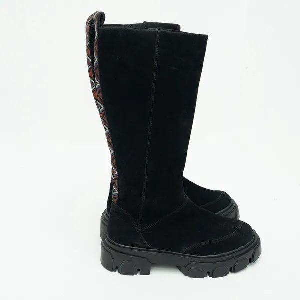 Farm Rio - New! Beaded‎ Knee High Lug Sole Boots - Image 6