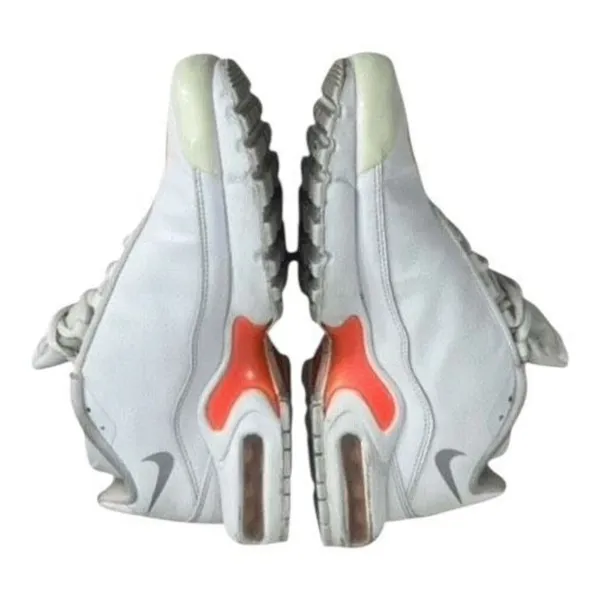 Nike Air Max Plus TN SE GS Kids Sneakers Size 7Y White Silver Orange AR0005-100 - Image 4