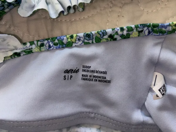 Aerie Floral Bikini Top - Image 3