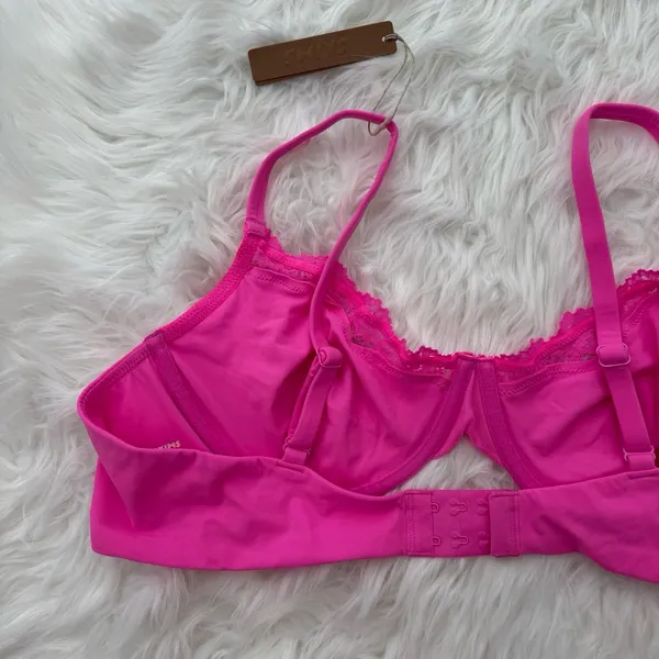 Skims Fits Everybody Lace Underwire Bra Taffy Size 44A - Image 6