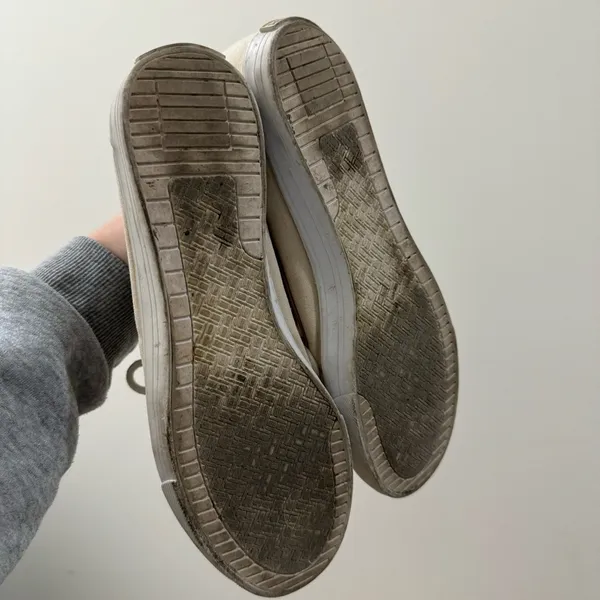 Tommy Hilfiger‎ White & Tan Slip On Boat Shoes 8 - Image 5