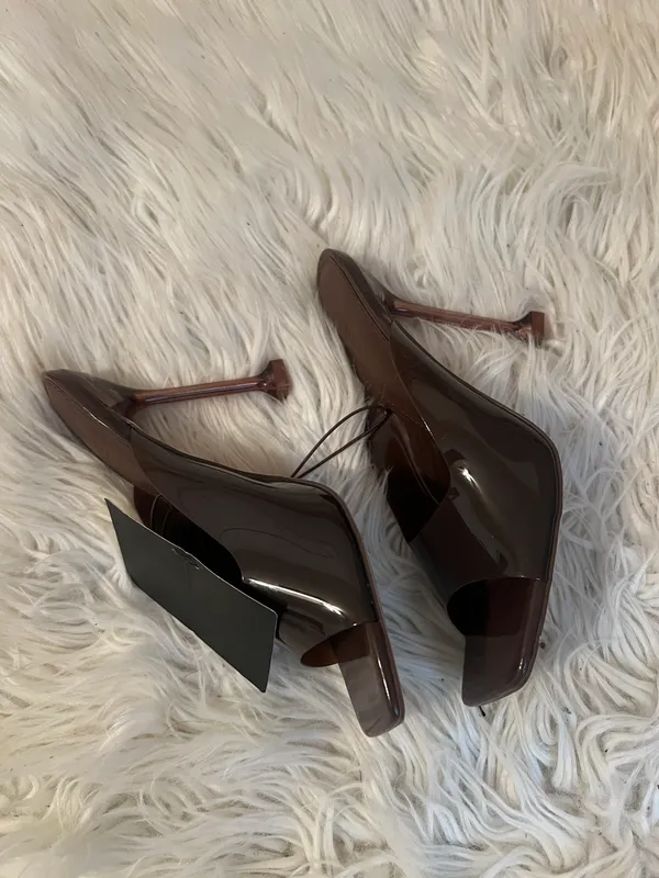 Forever 21 Vinyl Spool Heels - Image 3
