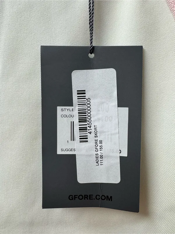 G/FORE Tech Tux 16" Skirt Golf Tennis Skort Side Stripe Pink White 8 NEW $155 - Image 7
