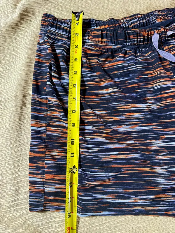 Brooks Women’s XL Running Shorts Multicolor Print Drawstring Athletic SP23 211428 - Image 7