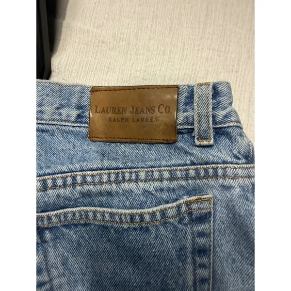 Lauren Ralph Lauren Vintage Light Wash Straight Leg High Rise Jeans Size 10 - Image 3