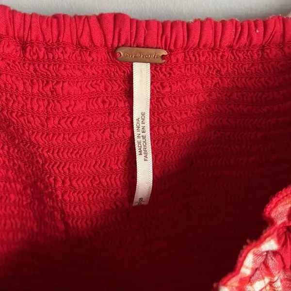 Free People Cherry Bomb Balloon Sleeve Top - Image 7