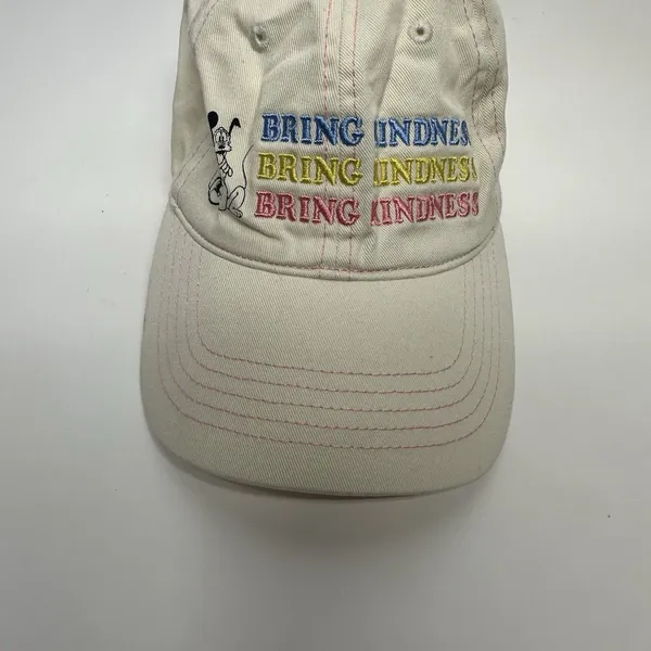Walt Disney Disney Parks Baseball Hat Beige Mickey Mouse Bring Kindness New - Image 2